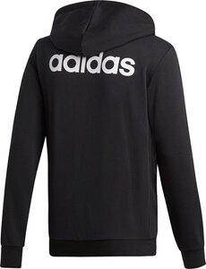 ADIDAS Herren Kapuzensweat Essentials Linear French Terry S in Schwarz