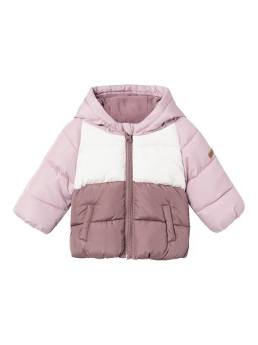 NBNMAPLE JACKET BLOCK 68 - Mauve Shadows