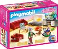Playmobil® Playmobil® Konstruktions-Spielset »Gemütliches Wohnzimmer (70207), Dollhouse«, (34 St), Made in Germany