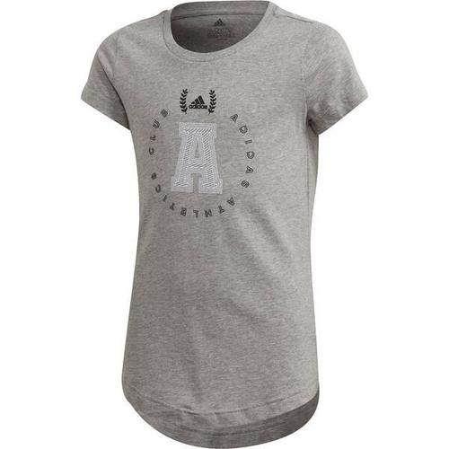 adidas Mädchen adidas Athletics Club Grafik T-Shirt 170 in Grau
