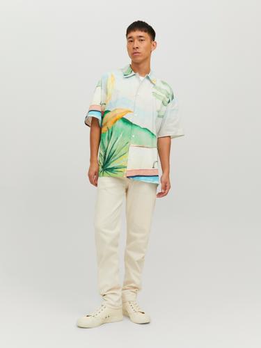 JORLANDSCAPE SHIRT SS LN L Weit geschnitten - Sky Blue