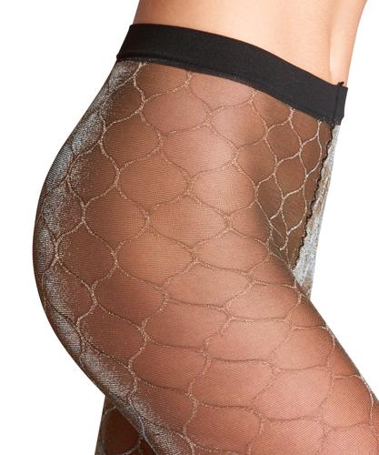FALKE Fascination 20 DEN Damen M - Bl./silver