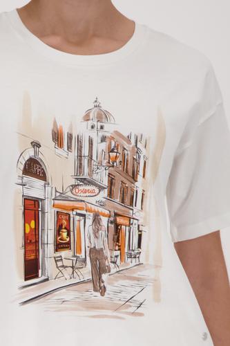 T-Shirt mit Print 36 - Off-white