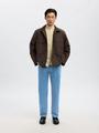 SLH196-STRAIGHT BEN KORI JEANS NOOS 36/32 Gerade geschnitten - Light Blue Denim