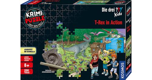 Krimi Puzzle: Die drei ??? Kids 200 Teile - Dinos