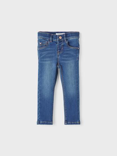 NMFSALLI SLIM FLEECE JEANS 6236-AN P 104 Slim Fit - Dark Blue Denim