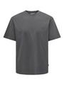 ONSFRED LIFE RLX SS TEE NOOS XXL Locker geschnitten - Grey Pinstripe