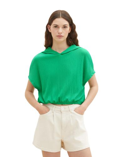 T-Shirt mit Kapuze XL Boxy Fit - Vibrant Light Green