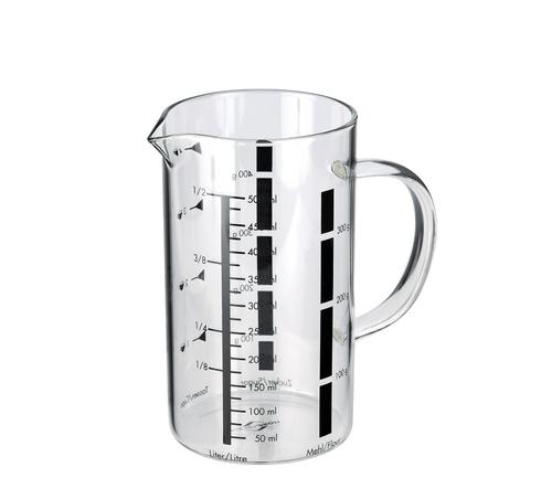 Messbecher 500 ml, Glas
