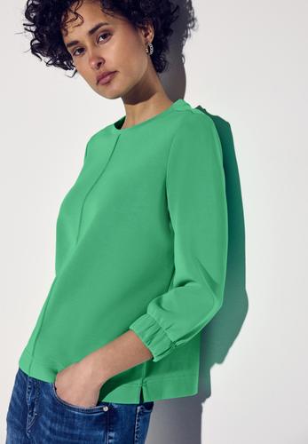 Silk-Look Shirt Grün 42