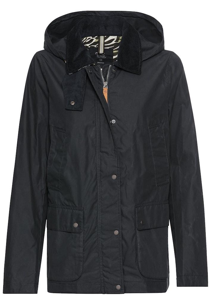 Feldjacke mit Cordkragen Blau 38