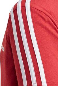 ADIDAS Kinder T-Shirt Essentials 3-Streifen 116 in Rot
