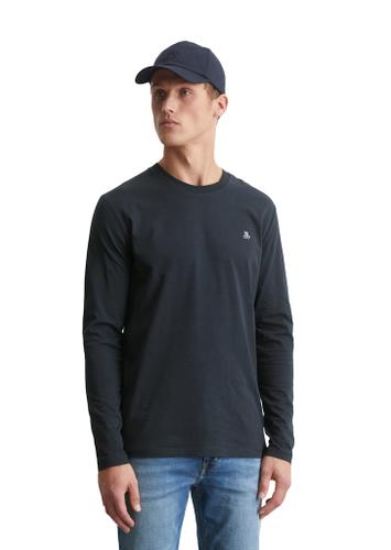 Longsleeve shaped Blau XXL