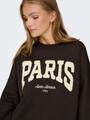 JDYMESA L/S O-NECK EMB SWEAT JRS NOOS L Normal geschnitten - Ganache