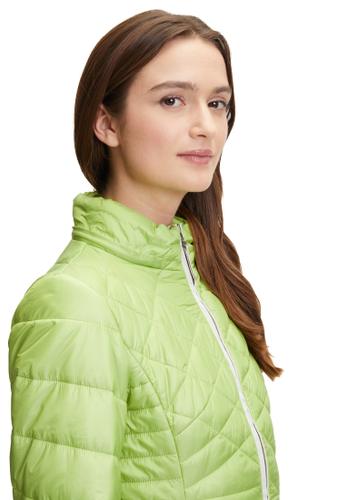 Steppjacke 44 Leicht tailliert - Dark Citron