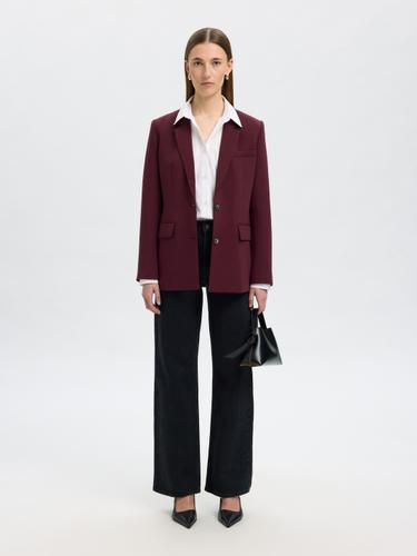 SLFRITA LS CLASSIC BLAZER MEL NOOS 38 Normal geschnitten - Fig