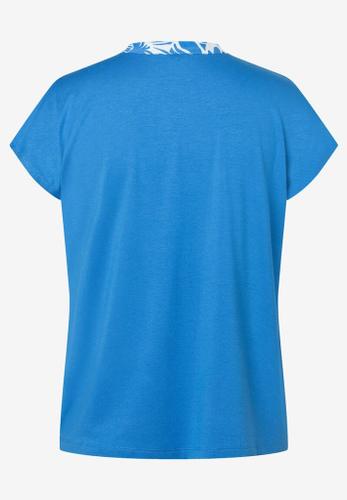 Blusenshirt blau/weiß Frühjahrs-Kollektion Mehrfarbig 40