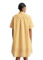 Print-Hemdblusenkleid relaxed 34 Relaxed Fit - Multi/ Golden Yellow