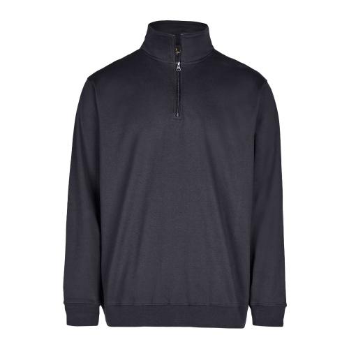 BASIC Zip-Sweatshirt - Navy - Gr: 3XL
