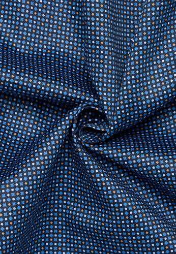 Hemd Satingewebe Langarm 46/Langarm - 65cm MODERN FIT - Rauchblau