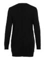 VIRIL OPEN L/S KNIT CARDIGAN - NOOS Schwarz XXL