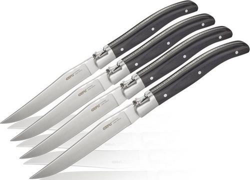GEFU Steakmesser-Set in edler Kiefernholz-Box »Basco«
