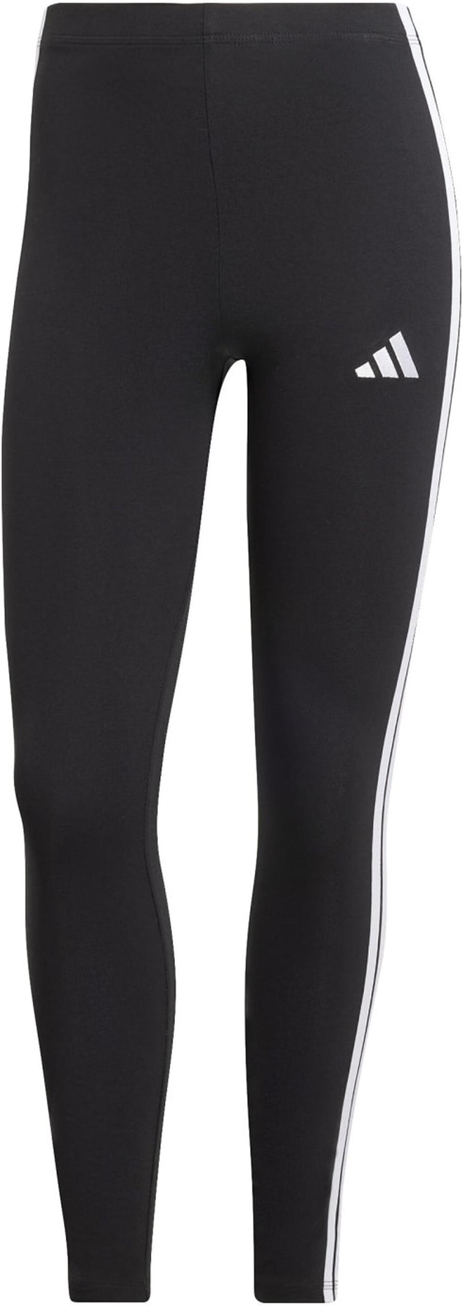 ADIDAS Damen Tight Essentials 3-Streifen Cotton XS in Schwarz