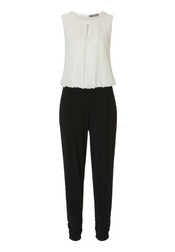 Jumpsuit 38 Figurumspielend - Schwarz/weiß