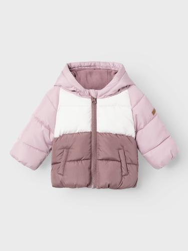 NBNMAPLE JACKET BLOCK 68 - Mauve Shadows