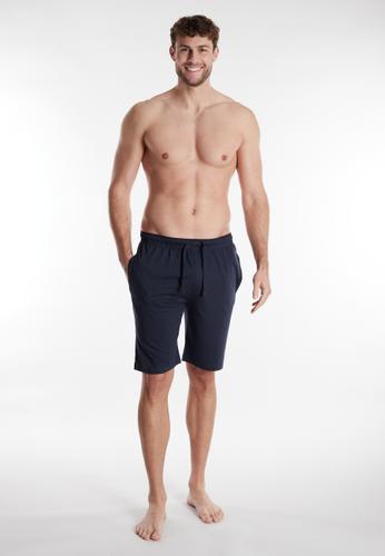 TOM TAILOR Herren Kurze-Hose uni 1er Pack 52 - Blau-dunkel-uni