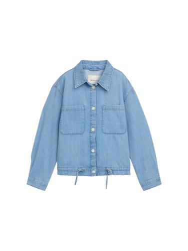 Lightweight Jeansjacke XL Regular Fit - Used Bleached Blue Denim