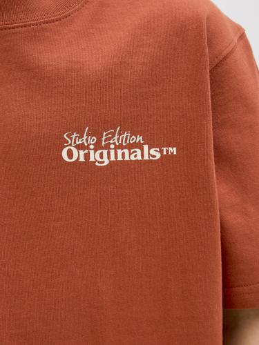 JORPAROS ELEMENT BACK TEE SS CREW JNR 152 Locker geschnitten - Arabian Spice