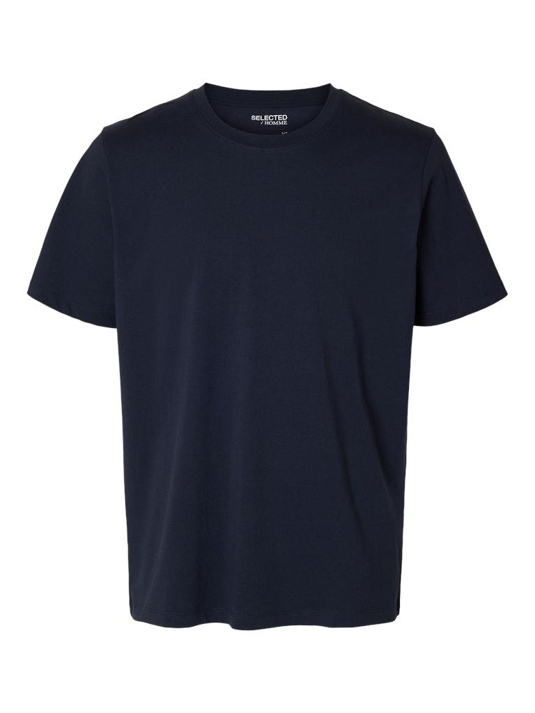 SLHASPEN SS O-NECK TEE NOOS Blau M