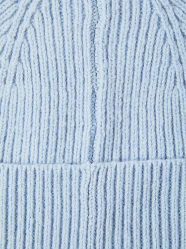 SLHMASON MERINO WOOL BEANIE NOOS ONE SIZE - Cashmere Blue