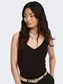 JDYNANNA S/L TOP KNT NOOS M Knit Fit - Chocolate Torte