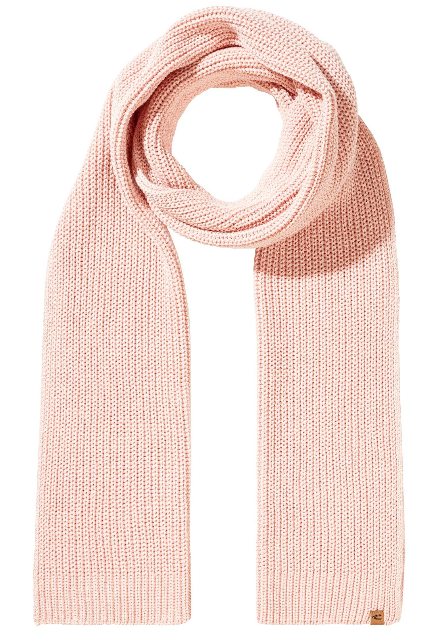Strickschal aus reiner Baumwolle OS - Sepia Rose
