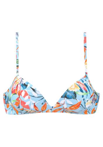 Venice Beach LM exkl. Sport OT Bralette Bade 40C - Lt.blue Prin