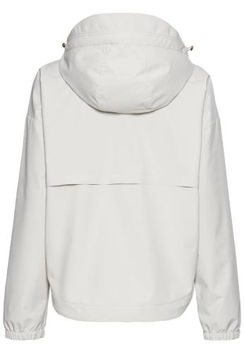Windbreaker aus recyceltem Polyester 36 Regular Fit - Pearl