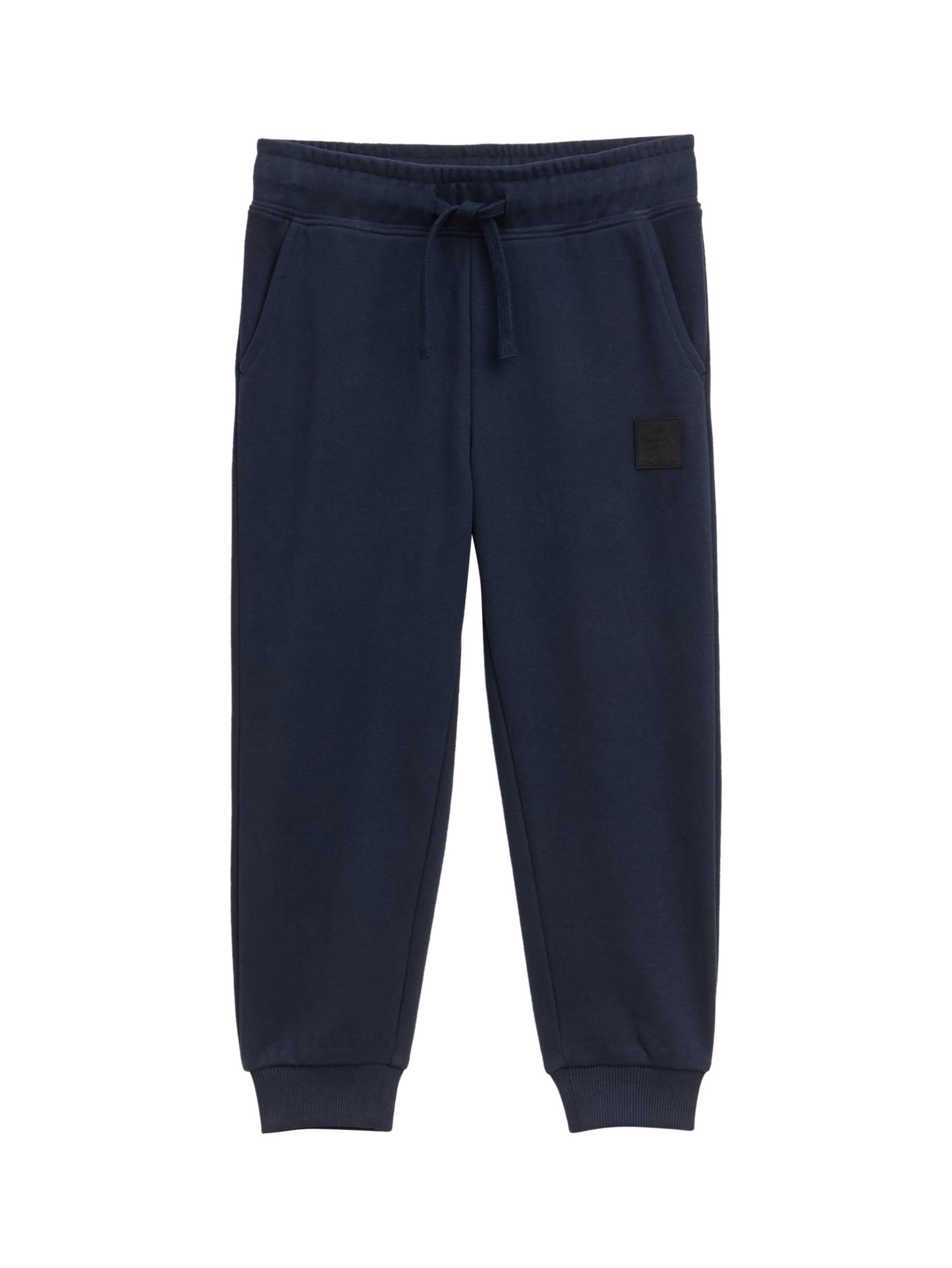 Jogginghose mit Badge-Detail 92/98 Loose Fit - Sky Captain Blue