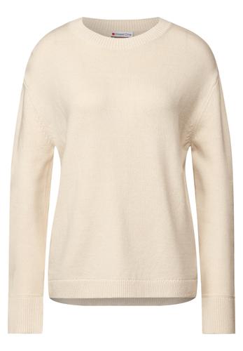 Rundhals Pullover 36 - Tusk Cream