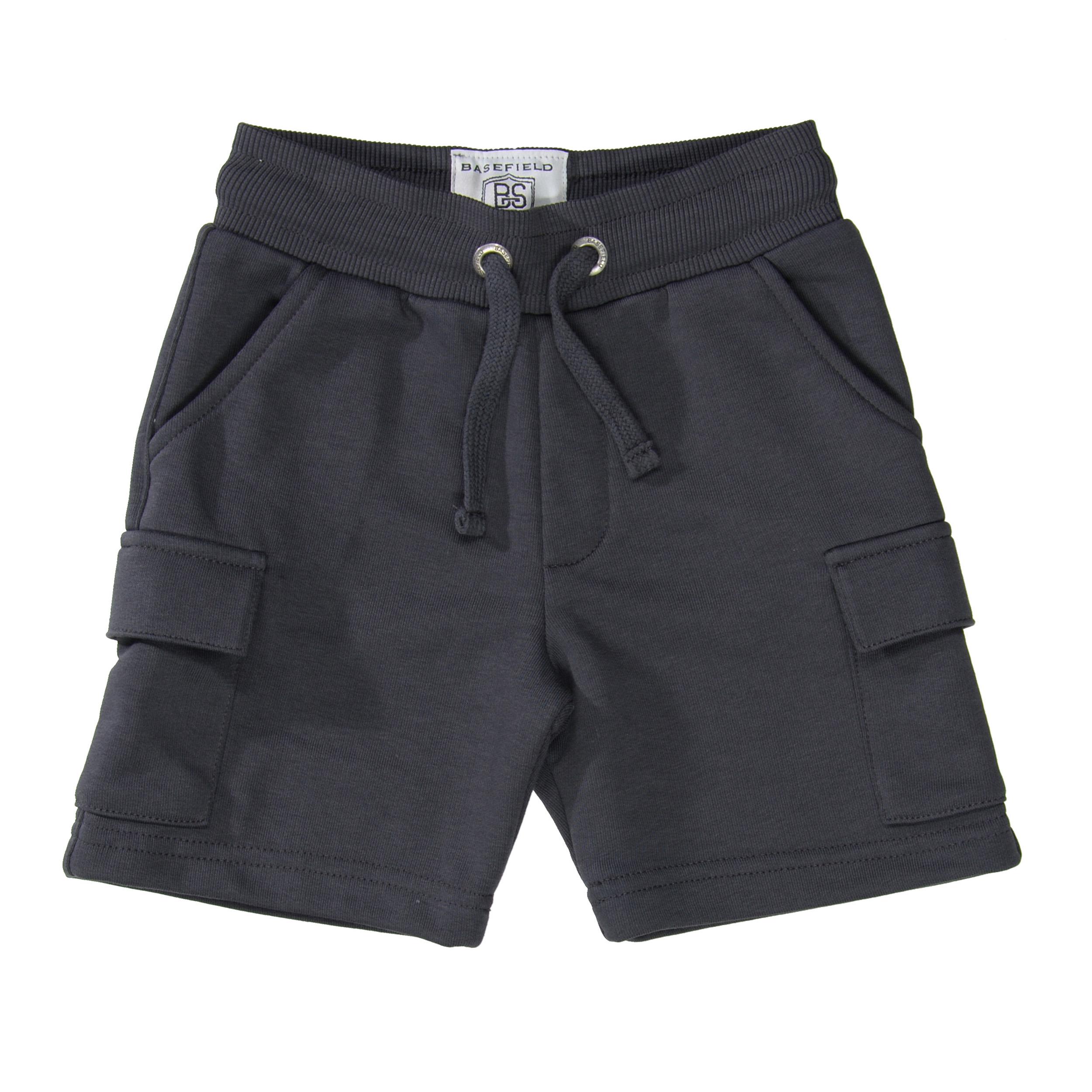 Kn.-Sweatbermuda 128/134 - Dark Grey