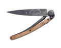 Deejo Messer 37G, Schwarz, Wacholderholz - Adler