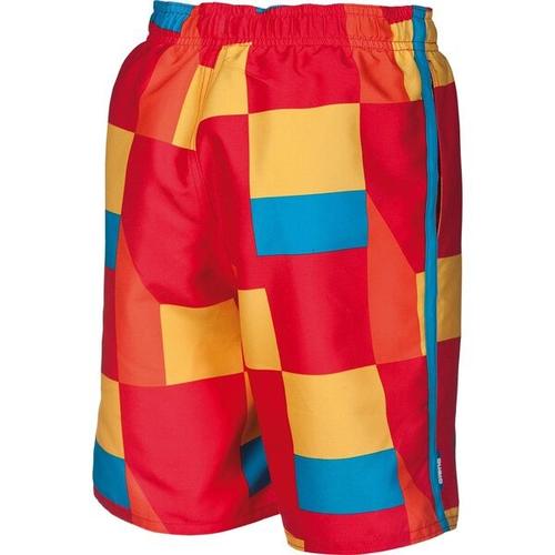 ARENA Jungen Badeshort Geometrical Long Bermuda