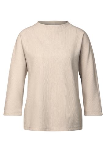 Two-Tone Strukturshirt 36 - Safari Beige