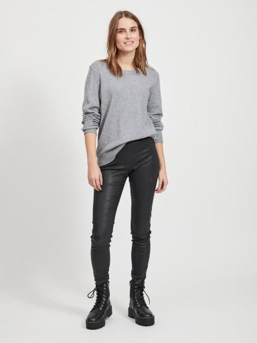 VIRIL O-NECK L/S KNIT TOP - NOOS