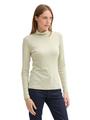 Langarmshirt mit Rollkragen XXXL Regular Fit - Pure Sage Melange