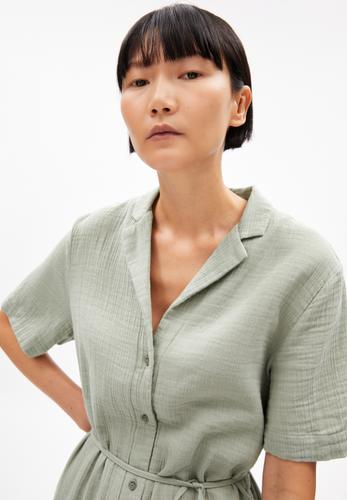 MABELAA MUSSELIN XS Relaxed Fit - Seagreen