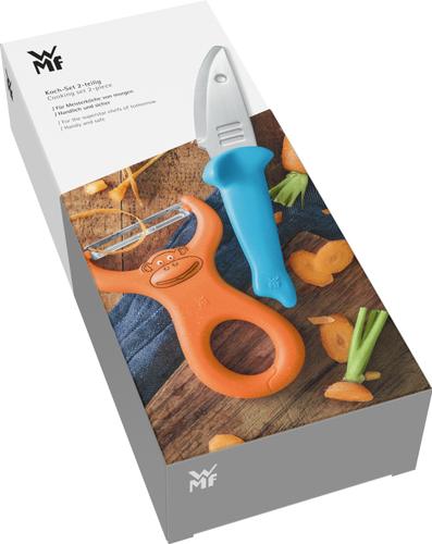 Kinderkoch-Set mit Gemüseschäler und Messer, 2-teilig