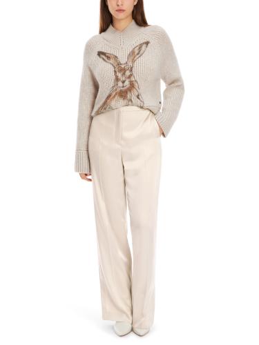 Hose mit hoher Taille - Modell WUKARI 38 - Smoke