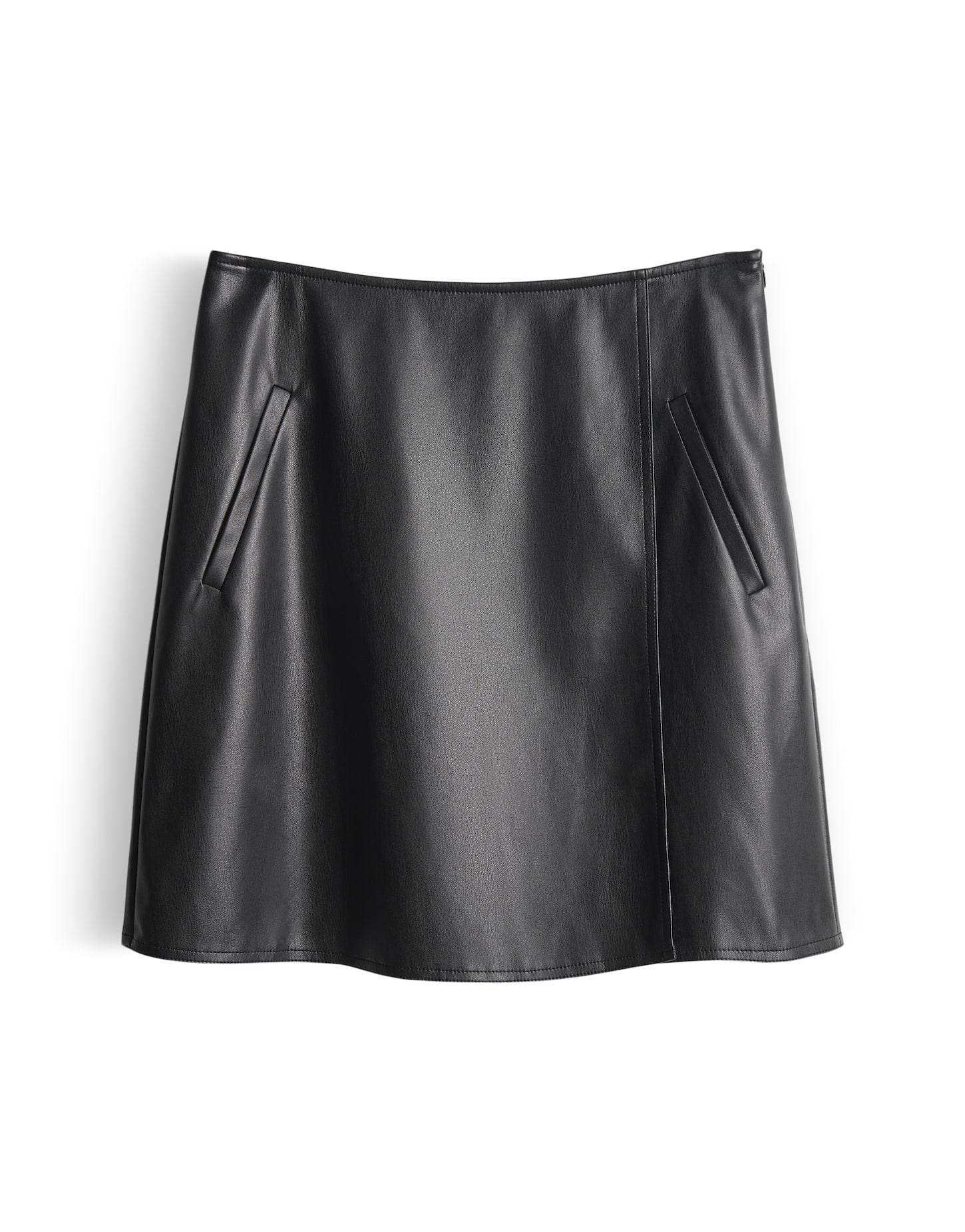 Leder-Rock "Reana" - Schwarz / 38
